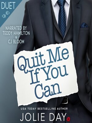 cover image of Quit Me If You Can